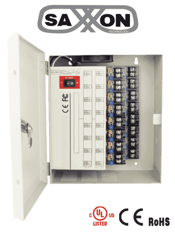 Fuente de Poder Profesional de 11 a 15 vcd para 16 cámaras